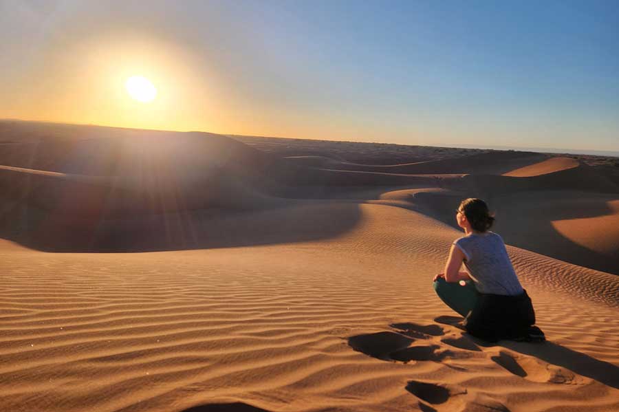 wuesten yoga retreat